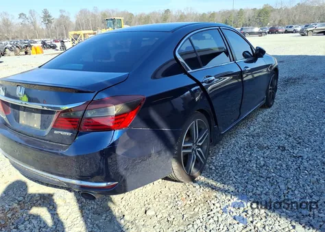 2016 Honda Accord Sport from USA, damaged, VIN 1HGCR2F51GA059792